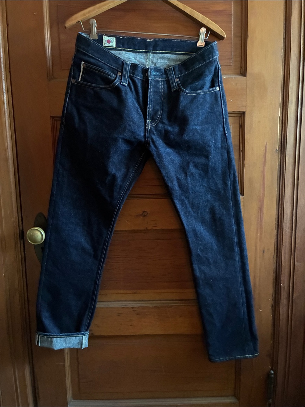 Big John heavy 23 oz denim jeans Japan slim straight 31 x 29 selvedge indigo